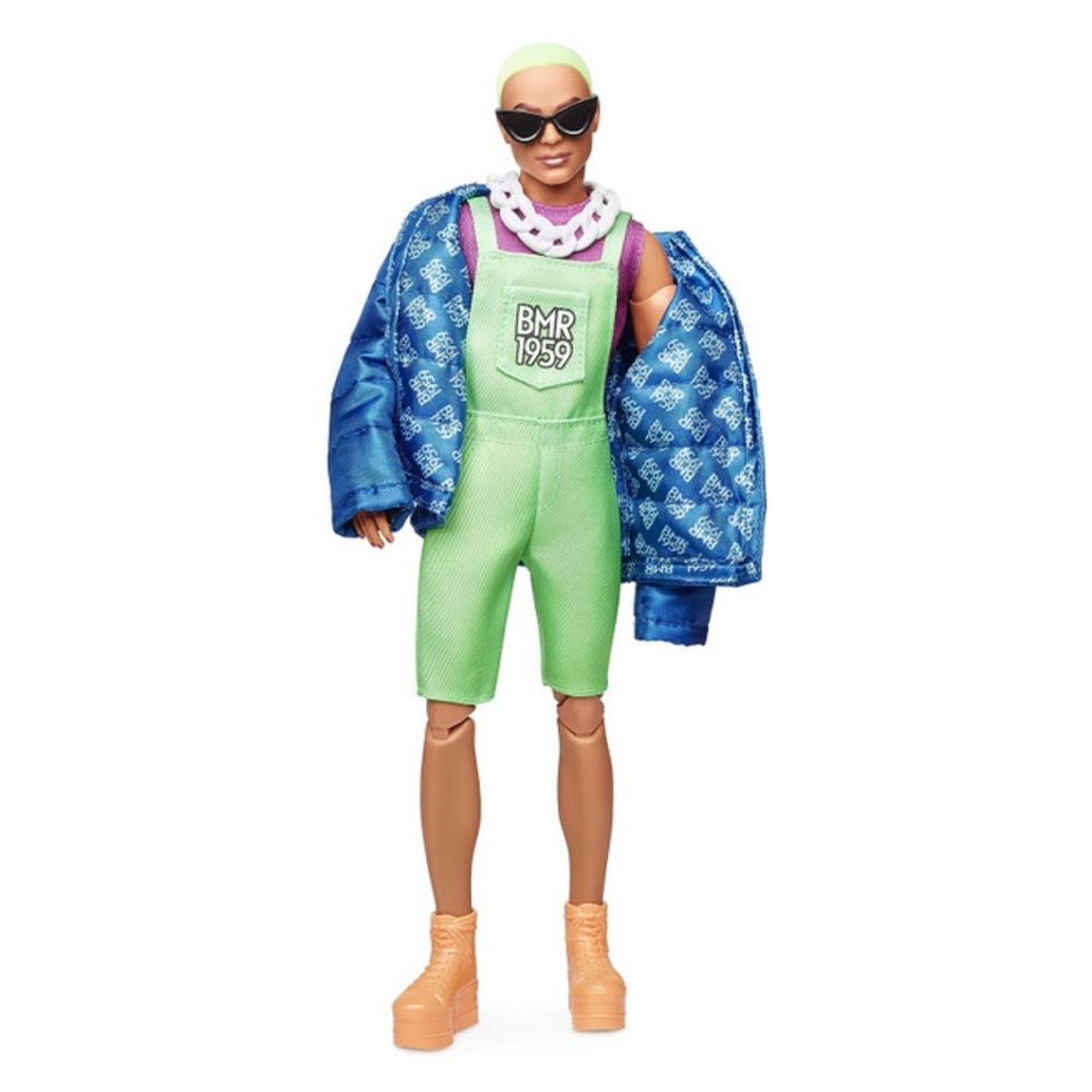 BMR1959 Barbie Doll in Blue Jacket and Green Outfit - Picture 3 of 10